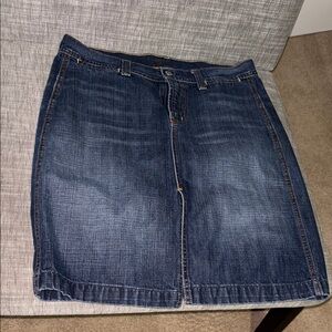 Seven for All Mankind Classic Denim Skirt Sz 30